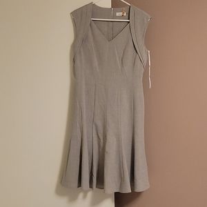 Mid Length gray Calvin Klein dress
